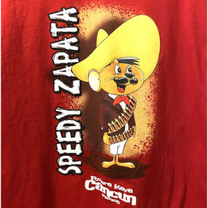 Speedy Zapata Cancun Mens T Shirt Tee Size XL Short Sleeve Graphic Cotton